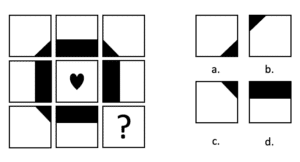 matrix bij een intelligentietest